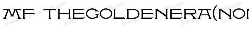 mf thegoldenera(nonc字体转换